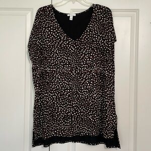 Daily Ritual Viscose Tunic Animal Print L